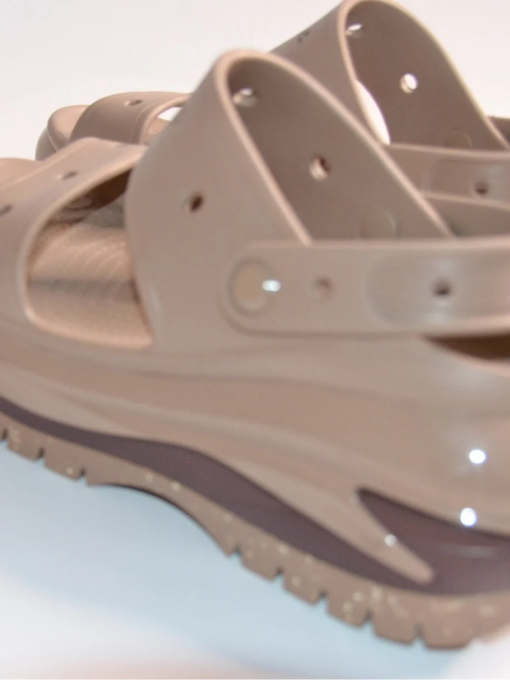 Crocs Mega Platform Crush Sandal Tan & Brown Y2K